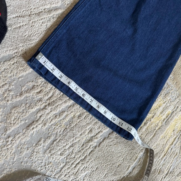 Wrap London wide leg soft jeans high rise tailored pleated ZU50 size 8 - Picture 6 of 13